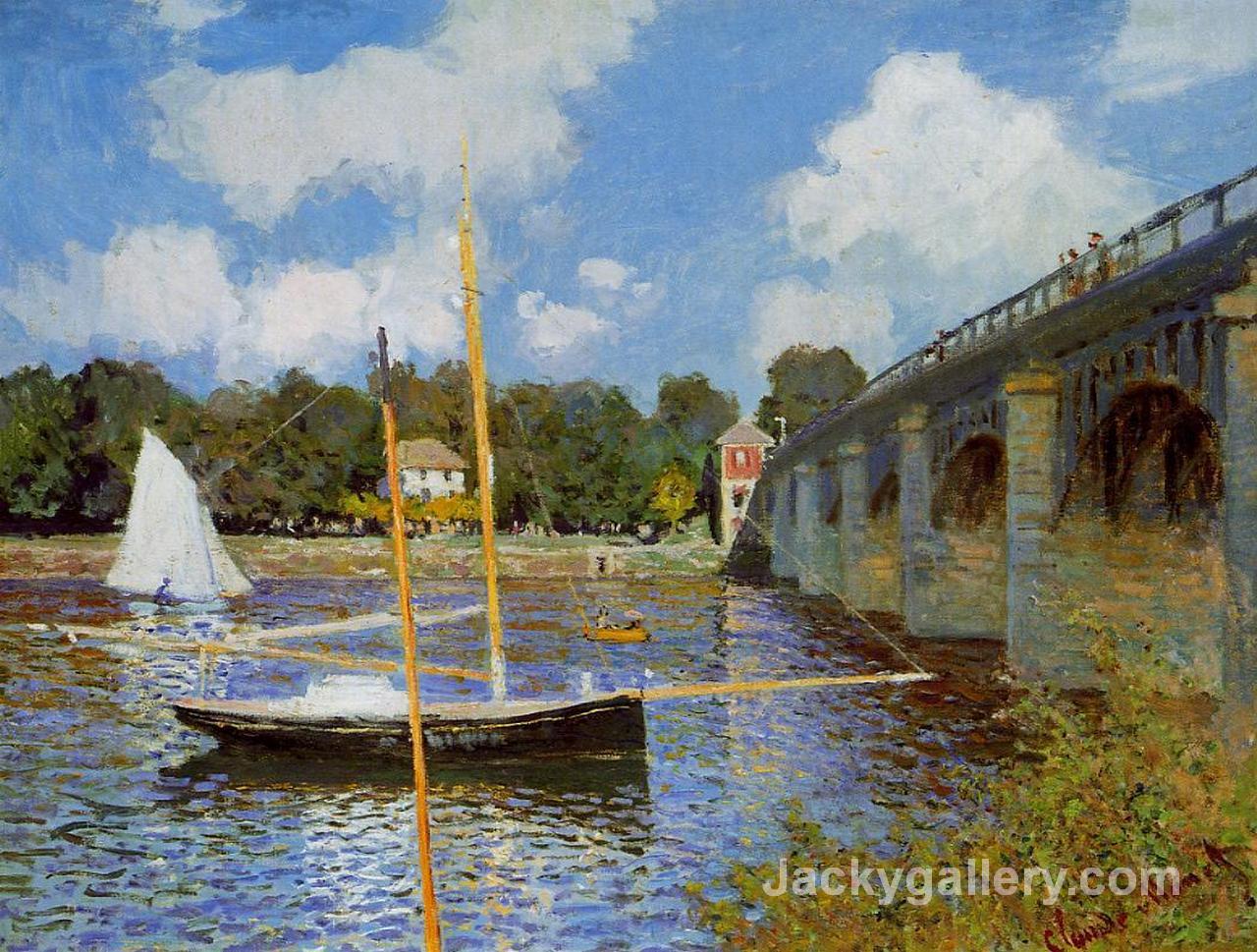 The Bridge at Argenteuil by Claude Monet paintings reproduction